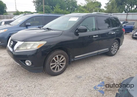 2014 Nissan Pathfinder Sl из США, поврежденный, VIN 5N1AR2MM4EC648736